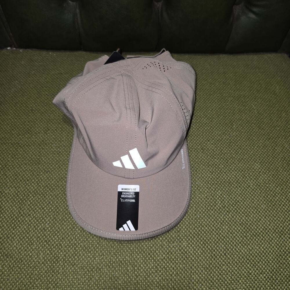 Adidas Women's Superlite 3 Cap Chalky Brown/White OSFA NWT